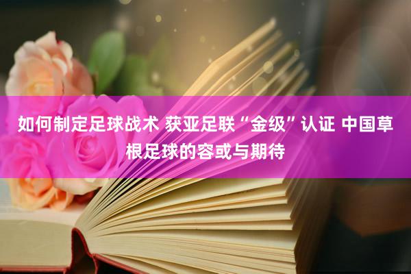 如何制定足球战术 获亚足联“金级”认证 中国草根足球的容或与期待