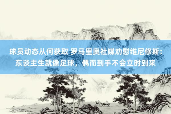 球员动态从何获取 罗马里奥社媒劝慰维尼修斯：东谈主生就像足球，偶而到手不会立时到来