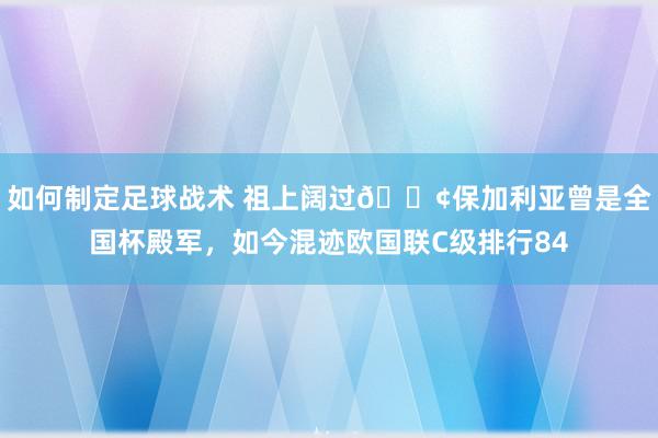 如何制定足球战术 祖上阔过😢保加利亚曾是全国杯殿军，如今混迹欧国联C级排行84