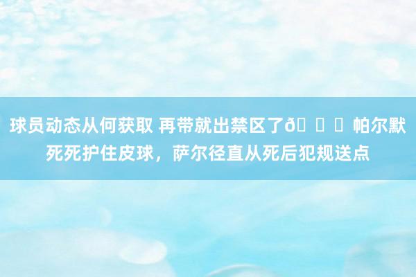 球员动态从何获取 再带就出禁区了😂帕尔默死死护住皮球，萨尔径直从死后犯规送点