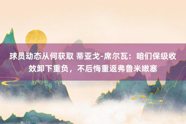 球员动态从何获取 蒂亚戈-席尔瓦：咱们保级收效卸下重负，不后悔重返弗鲁米嫩塞