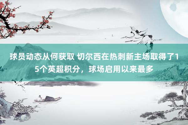 球员动态从何获取 切尔西在热刺新主场取得了15个英超积分，球场启用以来最多