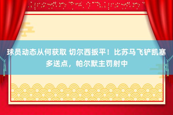 球员动态从何获取 切尔西扳平！比苏马飞铲凯塞多送点，帕尔默主罚射中